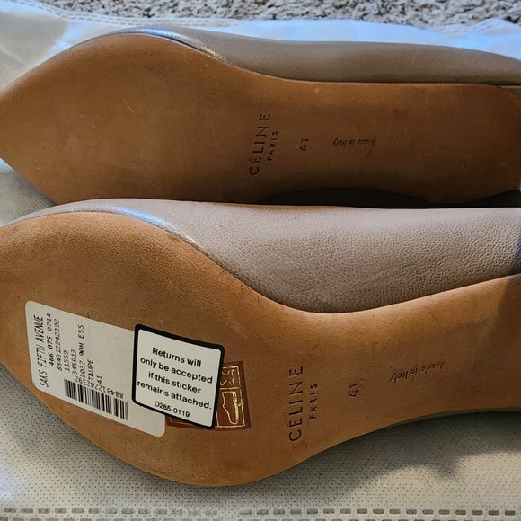 Celine Taupe Pumps - Picture 4 of 5